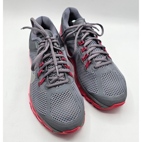 Nike Shoes - Nike Air Max Plus Womens Sneakers Size 9 Gray Pink Running Athletic 555363-006